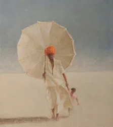 Homem e Criança I, 2010 (acrílico sobre tela)